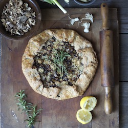 Wild Mushroom Galette with Stilton