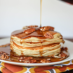 Brown Butter Banana Pancakes