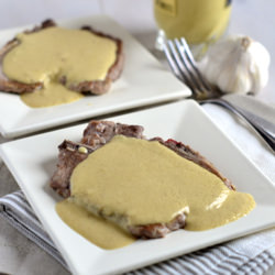 Pork Chops with Mustard Cream Sauce