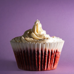 Rum Red Velvet Cupcakes