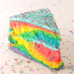 Tie-Dye Rainbow Cake