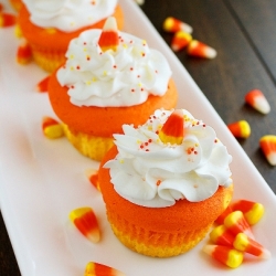 Candy Corn Cupcakes