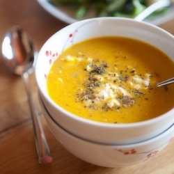 Roasted Carrot Citrus Soup