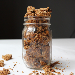 Figgy Chocolate Granola Clusters