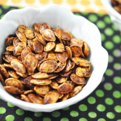 Sriracha Roasted Pumpkin Seeds