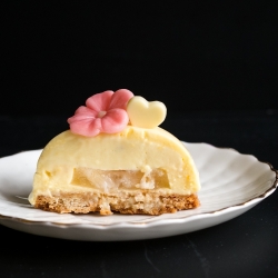 Rose & Lychee Entremets