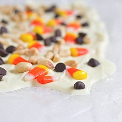 White Chocolate Candy Corn Bark