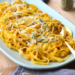 Pumpkin Fettuccine Alfredo