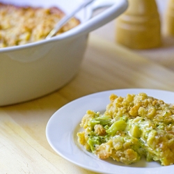 Buttery Broccoli Cheese Casserole