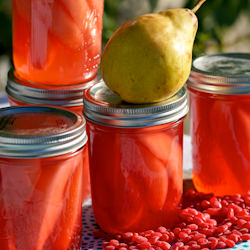 Cinnamon Red Hot Candy Canned Pears