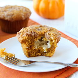 Pumpkin Cream Cheese Muffins