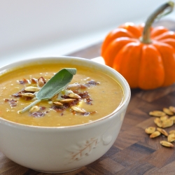 Roasted Pumpkin Butternut Soup