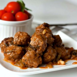 Beef Meatballs Agrodolce