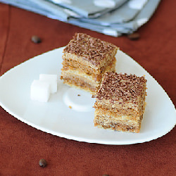 Coffee and Walnut Bars