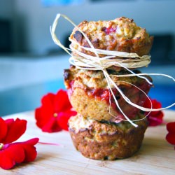 Whole Wheat Strawberry Muffins