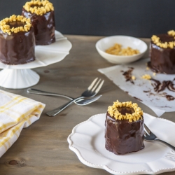 Triple Chocolate Honeycomb Cake