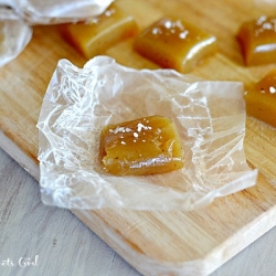 Vanilla Bean Salted Caramels