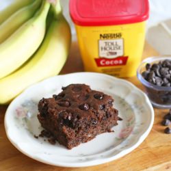 Chocolate Banana Snack Cake