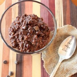 Hot Cocoa Steel Cut Oats Overnight