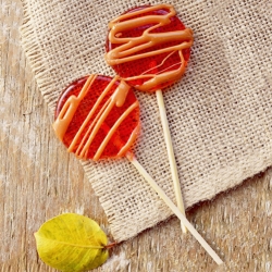 Caramel Apple Lollies