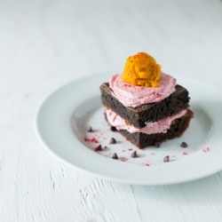 GF Pumpkin Blueberry Blondies