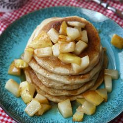 Caramel Pear Pancakes