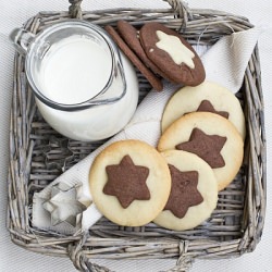 Choc-Vanilla Cookies