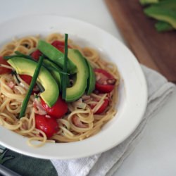 Lemon Pasta with Avocado