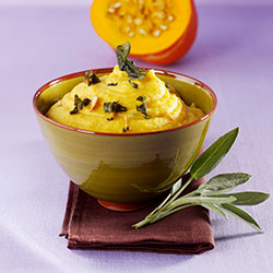 Mashed Potato With Pumpkin and Sage