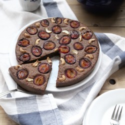 Whole Wheat Cake with Plums