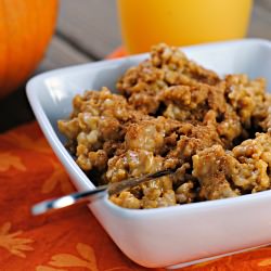 Pumpkin Steel Cut Oats {Crock Pot}