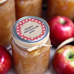 Chunky Homemade Applesauce