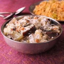 Eggplant Raita