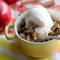 Ginger Apple Crumble