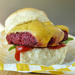 Beet Slider & Coconut Milk Cheddar