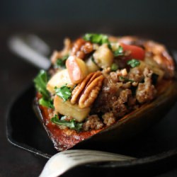 Stuffed Acorn Squash with Sage