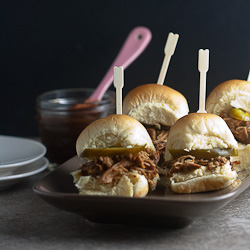 Asian Pulled Chicken Sliders