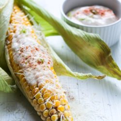 Oven Broiled Corn, Two Ways