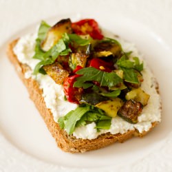 Zucchini Ricotta Toast