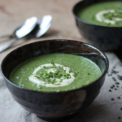 Spinach and Pea Soup