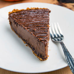 Triple Chocolate Pumpkin Pie