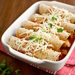 Simple Chicken Enchiladas