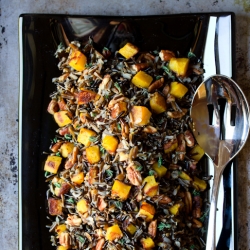 Forbidden Rice w/ Acorn Squash