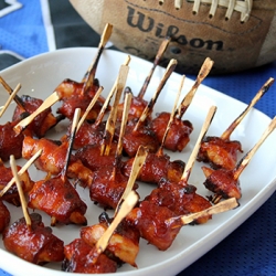 Bacon Wrapped Chicken Bites