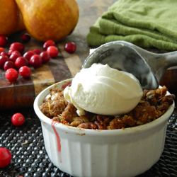 Pear, Cranberry & Pecan Crisp