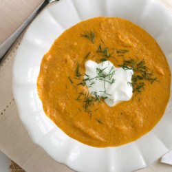 Curried Apple, Potato & Carrot Soup