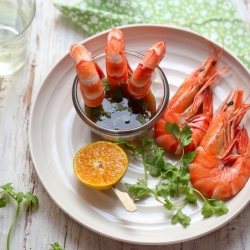 Cilantro Prawns