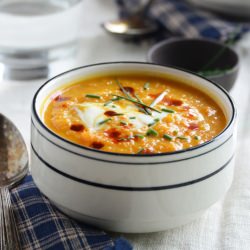 Roasted Carrot-Apple Soup