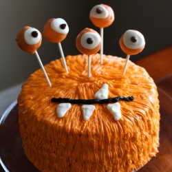 Monster Halloween Cake