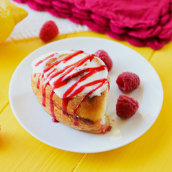 Raspberry Lemon Curd Rolls